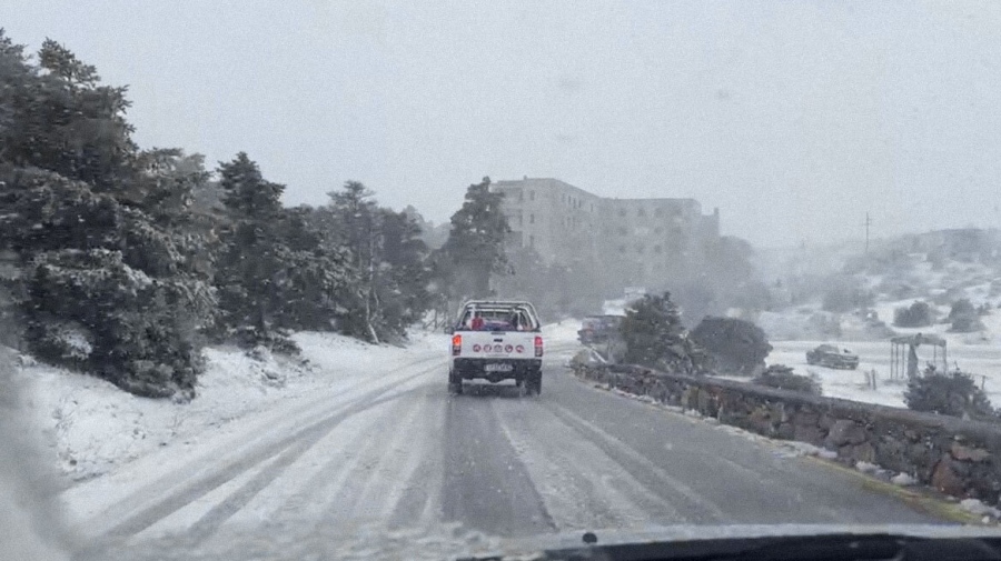 Αποκαταστάθηκε η κυκλοφορία στη λεωφόρο Πάρνηθος από το τελεφερίκ μέχρι το καζίνο