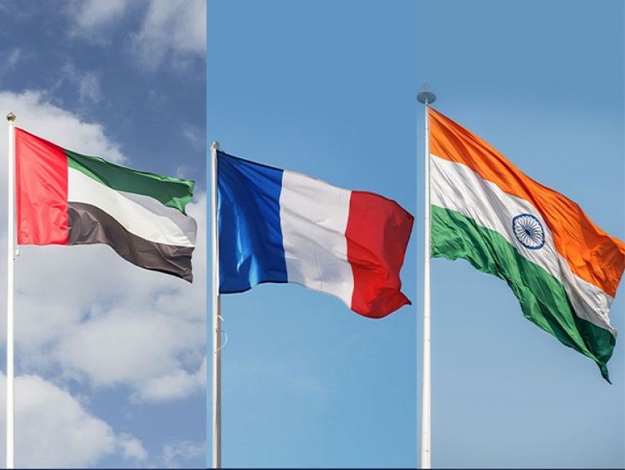Συνεργασία ΗΑΕ, Γαλλίας, Ινδίας για την ενέργεια και την κλιματική αλλαγή με την κατάρτιση οδικού χάρτη