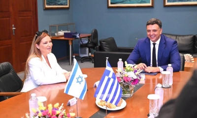 Κικίλιας στη νέα Πρέσβη: Στρατηγικές οι σχέσεις Ελλάδας - Ισραήλ σε οικονομία, ναυτιλία και περιφερειακή ασφάλεια