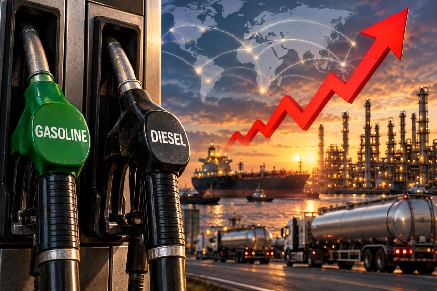 Why diesel is much more expensive than gasoline - The global supply crisis spikes prices