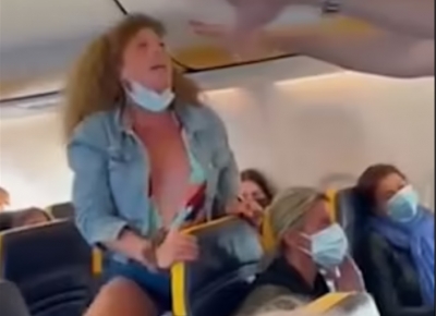 Χάος σε πτήση - Επιβάτης αρνήθηκε να βάλει τη μάσκας και έγινε χαμός με τους επιβάτες