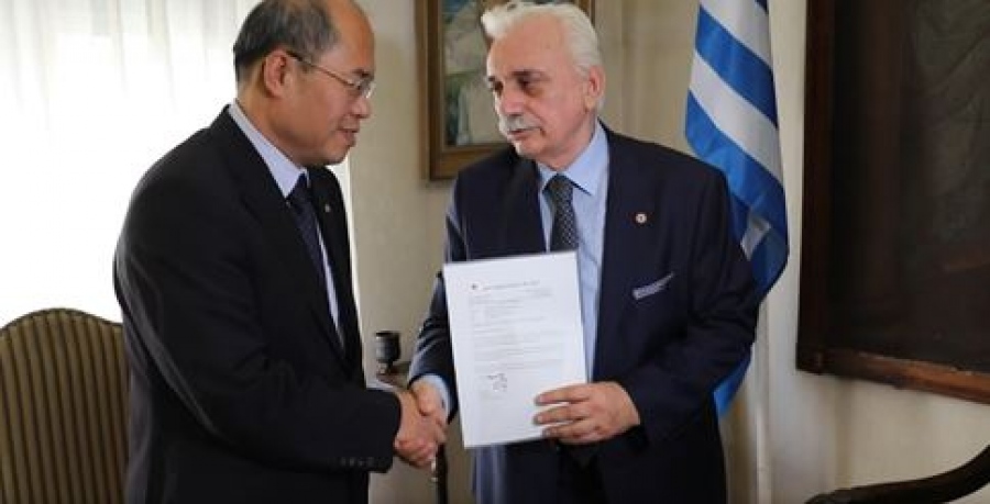 Η Κίνα προσέφερε 100.000 δολάρια στον Ελληνικό Ερυθρό Σταυρό για ενίσχυση των πυρόπληκτων