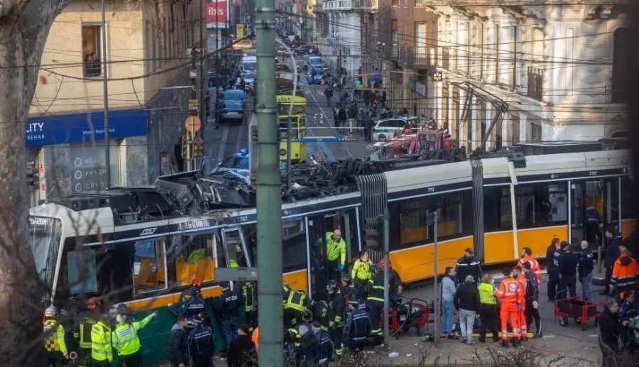 Μιλάνο: Τουλάχιστον ένας νεκρός από εκτροχιασμό του τραμ, στους 39 οι τραυματίες