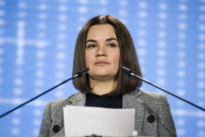 Νταβός: Η Λευκορωσίδα ηγέτιδα της αντιπολίτευσης Tichanowskaja χαρακτηρίζει  «φάρσα»τη δίκη της