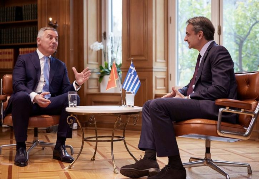 Μητσοτάκης: Η Ελλάδα στηρίζει την ευρωπαϊκή προοπτική του Μαυροβουνίου