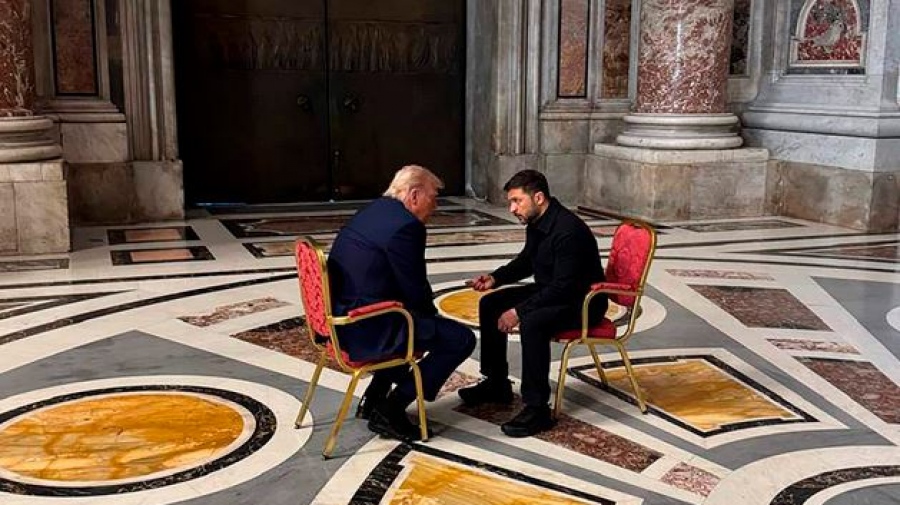 Trump (Πρόεδρος ΗΠΑ): Η συνάντηση με Zelensky στη Ρώμη πήγε καλά, μου ζήτησε πολλά όπλα