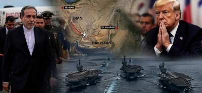Iranian Foreign Minister Araghchi in Pakistan for emergency talks – Trump in panic, orders encirclement by three aircraft carriers