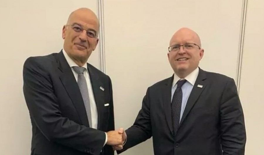 Δένδιας - Reeker (ΗΠΑ): Οι εξελίξεις στην Αν. Μεσόγειο στο επίκεντρο τηλεφωνικής συνομιλίας τους