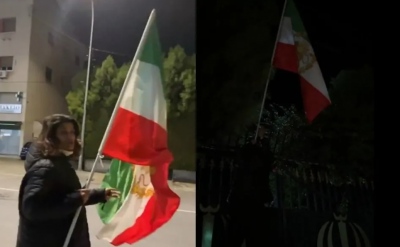 Σάλος στην Κύπρο - Κρέμασαν την ιστορική σημαία με το Λιοντάρι και τον Ήλιο στην πρεσβεία του Ιράν