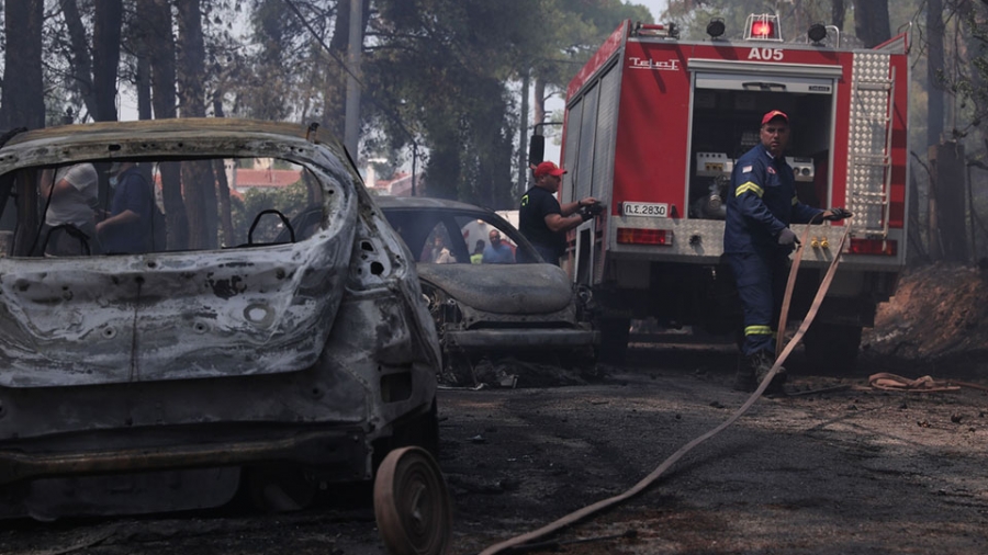 Φωτιά στην Σταμάτα: Δεν προέκυψε εμπλοκή των τεσσάρων προσαχθέντων