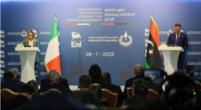 Ιταλία: Η Meloni υπέγραψε deal 8 δισ. δολ για την προμήθεια φυσικού αερίου από τη Λιβύη