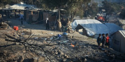 Η μεγάλη πυρκαγιά στη Μόρια