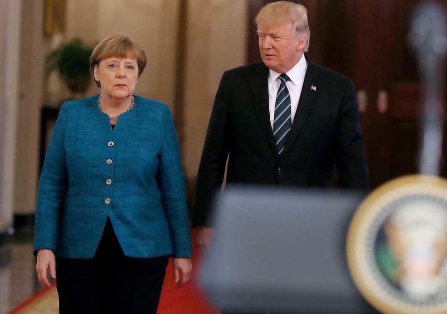 Trump: Μιλήσαμε με τη Merkel για μια εμπορική συμφωνία ΗΠΑ – ΕΕ