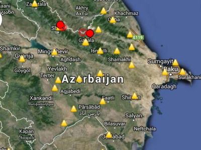 Ισχυρός σεισμός 5 βαθμών της κλίμακας Ρίχτερ συγκλόνισε το Αζερμπαϊτζάν