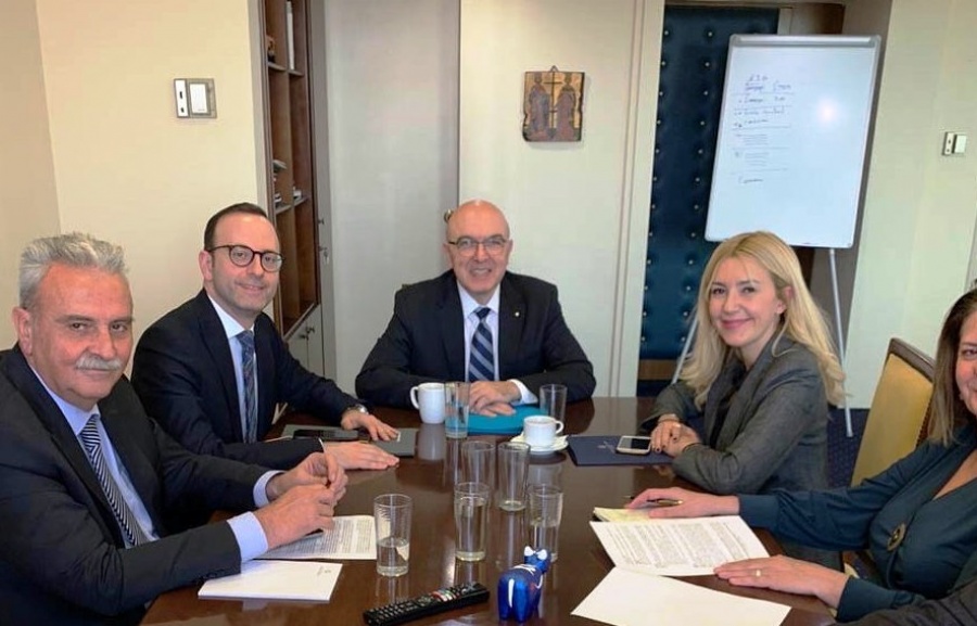 Κοινή σύσκεψη Αραμπατζή - Φραγκογιάννη για το άνοιγμα νέων αγορών στα ελληνικά αγροτικά προϊόντα