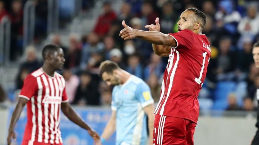 Σλόβαν Μπρατισλάβας- Ολυμπιακός 0-1: Σκοράρει με κεφαλιά ο Ελ Αραμπί! (video)