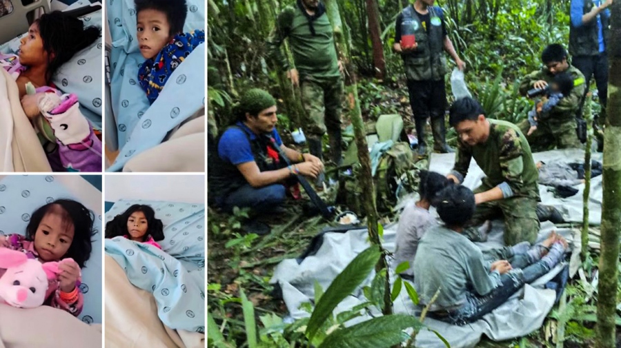 Κολομβία: Βγήκαν από το νοσοκομείο τα τέσσερα παιδιά που επέζησαν επί 40 ημέρες στη ζούγκλα