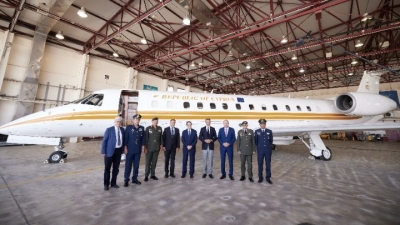 Παραδόθηκε στην Κυπριακή Δημοκρατία το αεροσκάφος που δώρισε η Ελληνική Κυβέρνηση