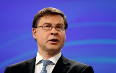 Dombrovskis: Η ΕΕ επιθυμεί μια ισχυρή σύγκλιση των χρηματοπιστωτικών αγορών με το Ηνωμένο Βασίλειο