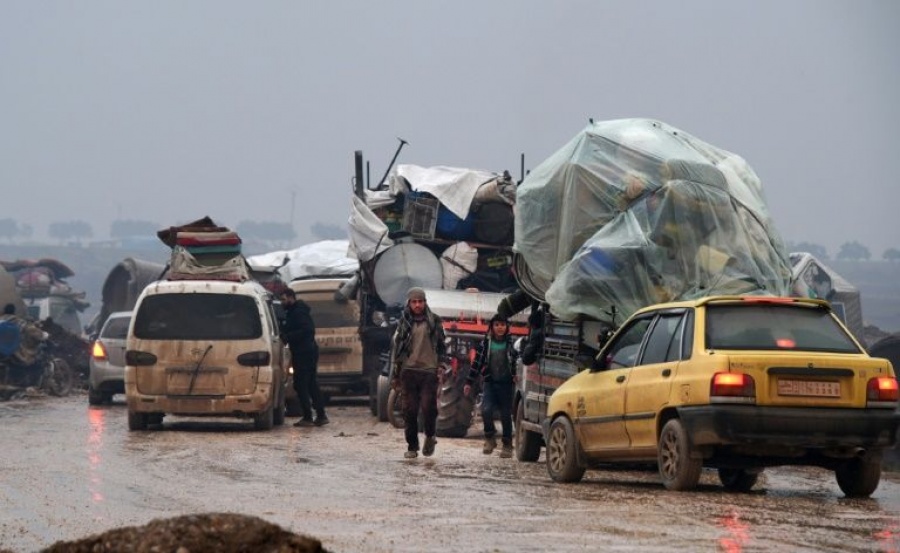 OHE: Περισσότεροι από 800.000 Σύροι εγκαταλείπουν τις εστίες τους στην Ιντλίμπ