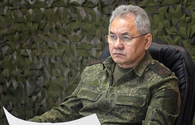 Ρωσικά στρατεύματα στην Ουκρανία επιθεώρησε ο Ρώσος υπ. Άμυνας, Sergei Shoigu