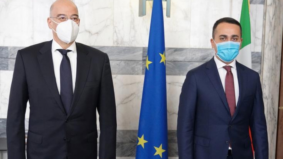 Δένδιας σε Di Maio (Ιταλία): Η Τουρκία συνεχίζει την παραβατική συμπεριφορά στην Ανατολική Μεσόγειο