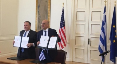 Δένδιας: Η στρατηγική αναβάθμιση της συνεργασίας μας με τις ΗΠΑ συνιστά εγγύηση ασφάλειας και εγγύηση σταθερότητας