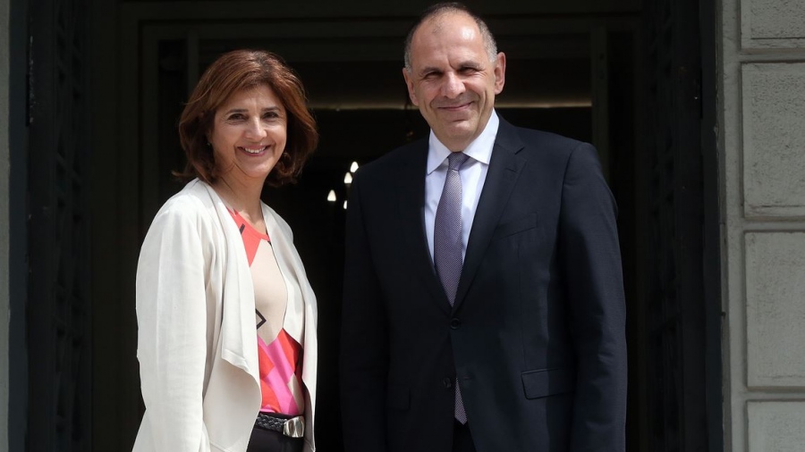 Συνάντηση Γεραπετρίτη με την Προσωπική Απεσταλμένη του Γενικού Γραμματέα του ΟΗΕ για το Κυπριακό