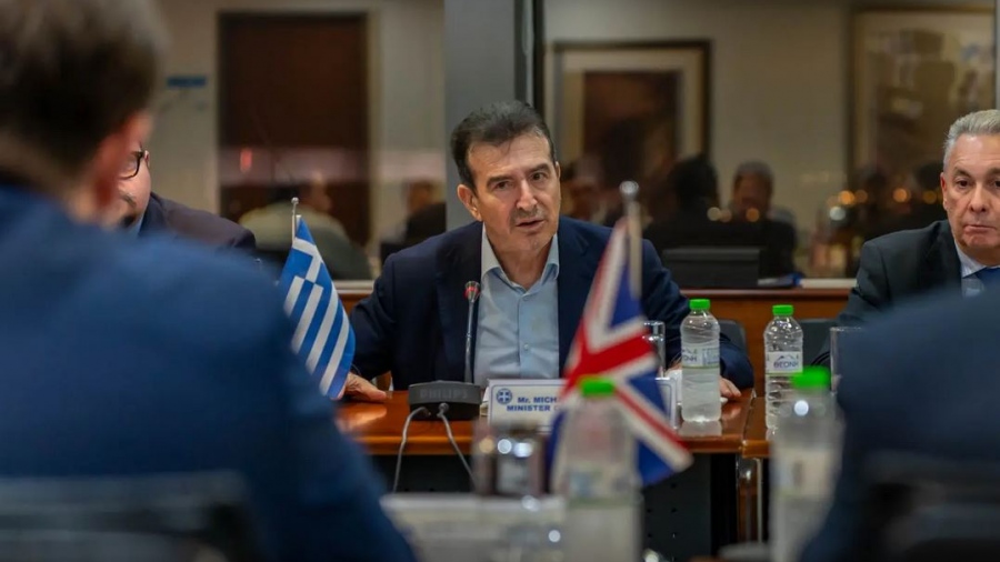 Χρυσοχοΐδης με Βρετανό Υφυπουργό Εξωτερικών για ενίσχυση της συνεργασίας στην αντιμετώπιση του διασυνοριακού οργανωμένου εγκλήματος