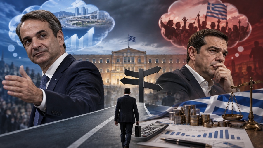 Ο πολιτικός στραβισμός: Από τα «θα» του Κυριάκου στις «αυταπάτες» του Αλέξη και τη δημοσιονομική πειθαρχία