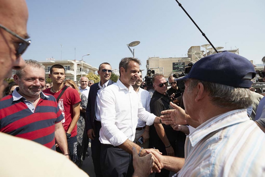 Περιοδεία Μητσοτάκη στην Καβάλα: Το έθνος μας μεγαλουργεί πάντα μόνο όταν είναι ενωμένο