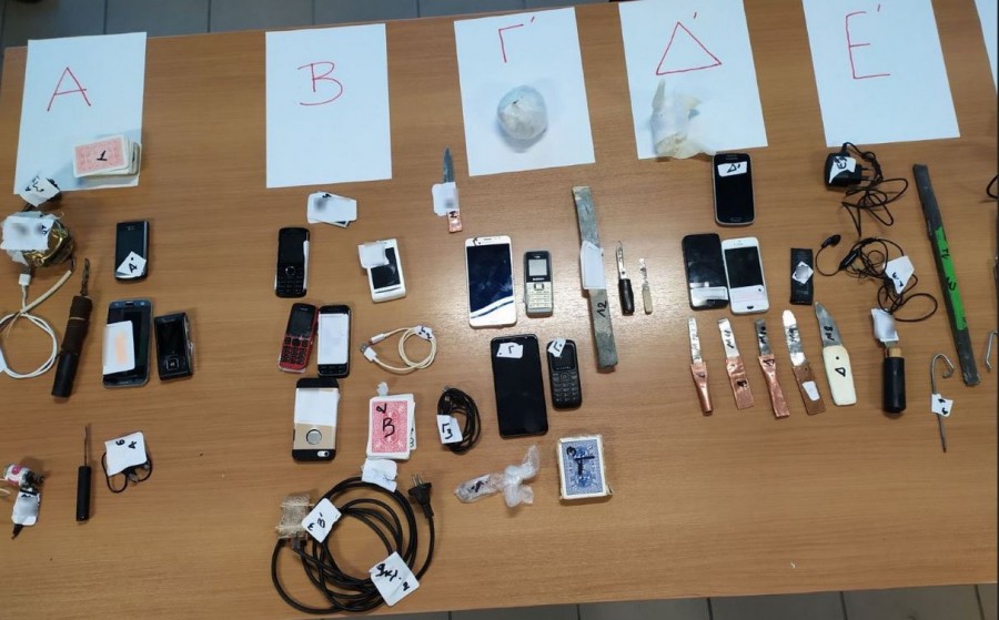 Έκτακτες έρευνες στα Καταστήματα Κράτησης Πάτρας και Μαλανδρίνου – Τι κατασχέθηκε