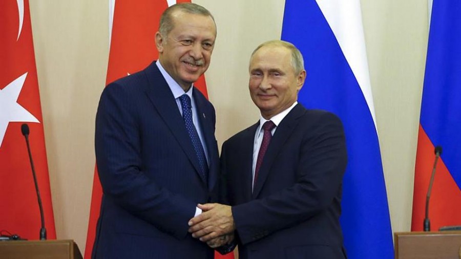 Τηλεφωνική επικοινωνία Putin - Erdogan - Στην ατζέντα η κρίση στη Λιβύη και το συριακό