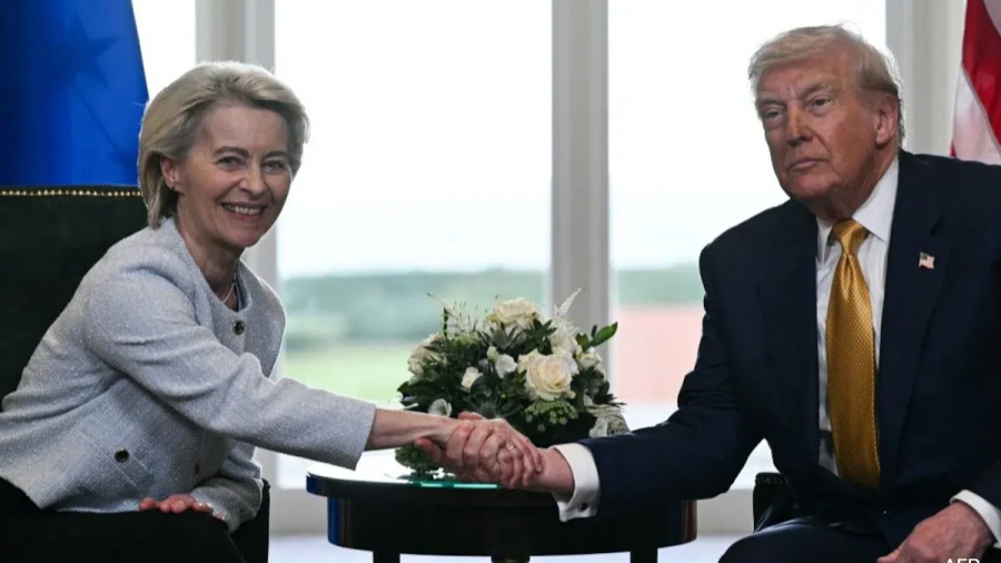 Διαπραγματεύσεις Trump - von der Leyen στο Davos για την Ουκρανία