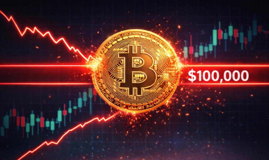 Bitcoin: Το «τείχος» των 100.000$ κρίνει την επόμενη κίνηση της αγοράς