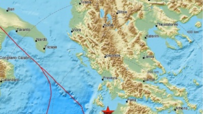 Σεισμός 4,5 βαθμών Ρίχτερ στη Ζάκυνθο