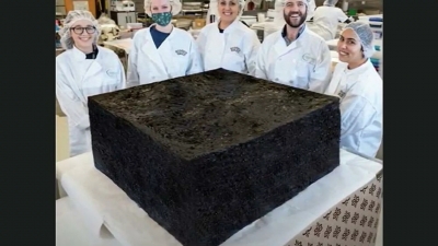 Εταιρεία έφτιαξε το μεγαλύτερο μπράουνι κάνναβης: Ζυγίζει 385 κιλά