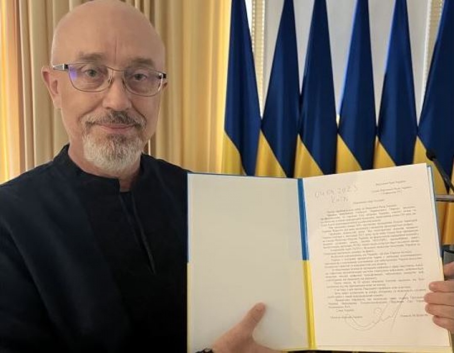 Ουκρανία: Υπέβαλε και επίσημα την παραίτηση του ο υπουργός Άμυνας, Oleksii Reznikov