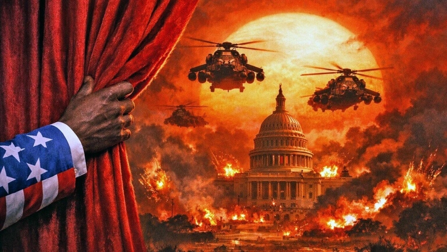 Shocking prediction: The moment civil war erupts in America if federal troops fire on National Guard