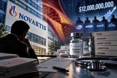 Κάτι δεν πάει καλά στη Novartis… Τι συμβαίνει με τη μάχη της «χοληστερίνης» των 12 δισ. δολαρίων