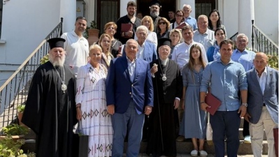 Στην Ίμβρο ο Κώστας Καραμανλής – Συνάντηση με τον Οικουμενικό Πατριάρχη Βαρθολομαίο