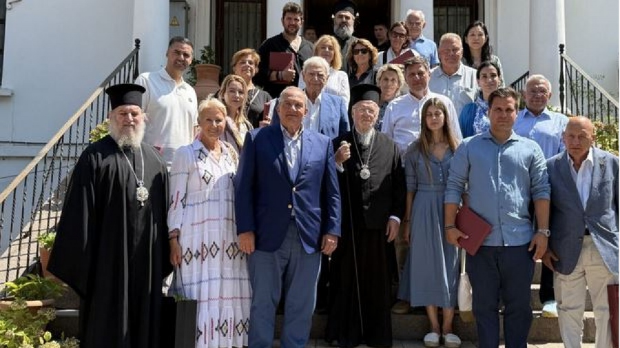 Στην Ίμβρο ο Κώστας Καραμανλής – Συνάντηση με τον Οικουμενικό Πατριάρχη Βαρθολομαίο