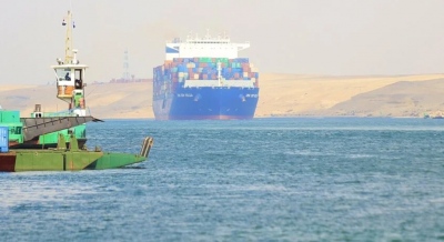 Αίγυπτος: Πτώση 50% στα έσοδα από τη διώρυγα του Σουέζ  λόγω της έντασης στην Ερυθρά θάλασσα