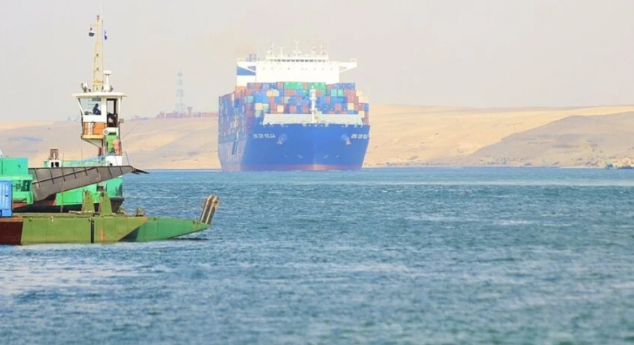 Αίγυπτος: Πτώση 50% στα έσοδα από τη διώρυγα του Σουέζ  λόγω της έντασης στην Ερυθρά θάλασσα