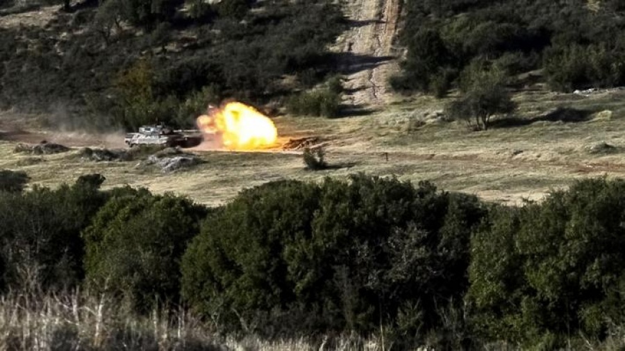 Περιστατικό ανάφλεξης συσσωρευτών ασυρμάτων στη διάρκεια στρατιωτικής άσκησης