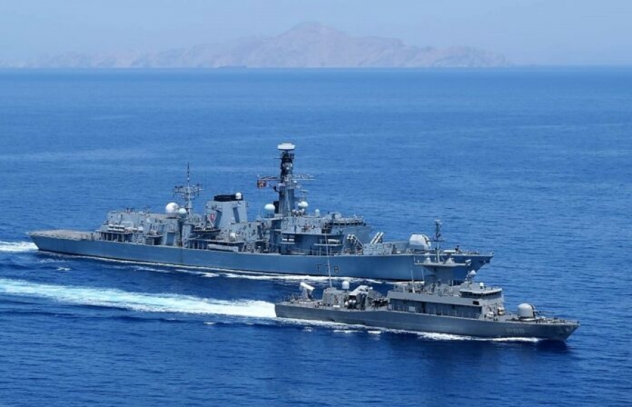 Συνεκπαίδευση ναυτικών μονάδων Ελλάδας - Ηνωμένου Βασιλείου