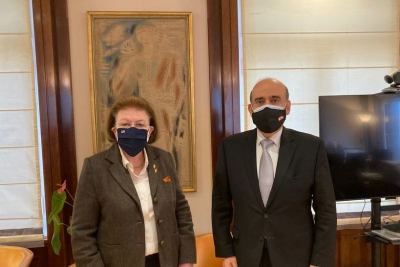 Συνάντηση Μενδώνη με τον ΥΠΕΞ του Λιβάνου – Στο επίκεντρο η  πολιτιστική συνεργασία των δύο χωρών