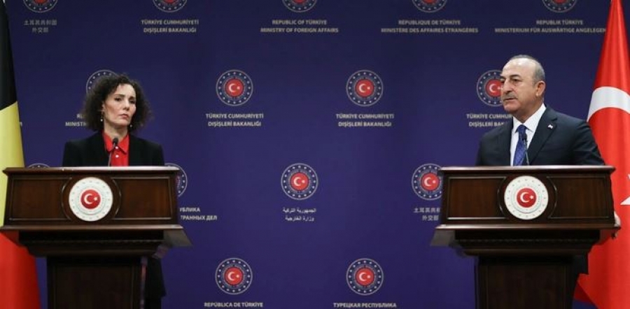 Επεισοδιακή η συνέντευξη Τύπου του Cavusoglu με τη Βελγίδα ΥΠΕΞ – Έντονο φραστικό επεισόδιο μπροστά στις κάμερες