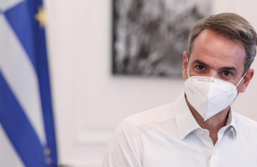 Στη Βαρυμπόμπη ο Μητσοτάκης – Ενημερώνεται για την πορεία της πυρκαγιάς