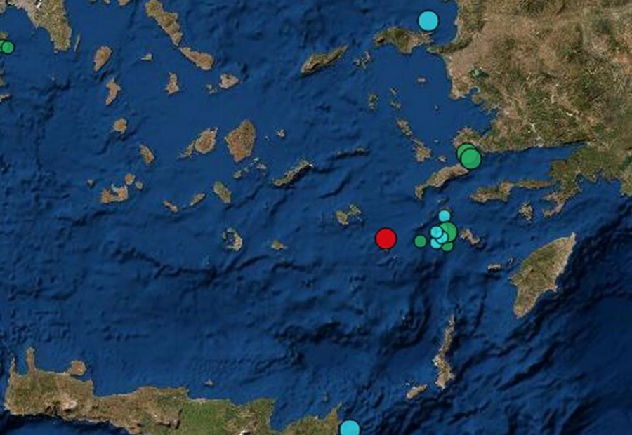 Σεισμική δόνηση 3,5 Ρίχτερ ανοιχτά της Αστυπάλαιας